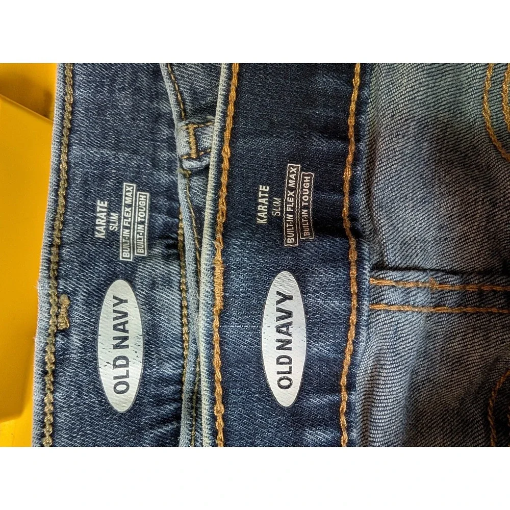 Old Navy Kids Jeans Karate Slim Fit Built‎ In Flex Max Size 14